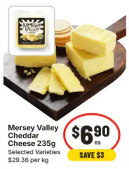 IGA Mersey Valley Cheddar Cheese offer