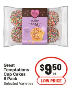 IGA Great Temptations Cup Cakes offer