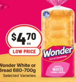IGA Wonder White or Bread offer
