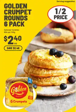 IGA Golden Crumpet Rounds offer