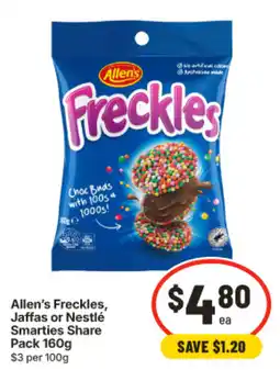 IGA Allen's Freckles offer