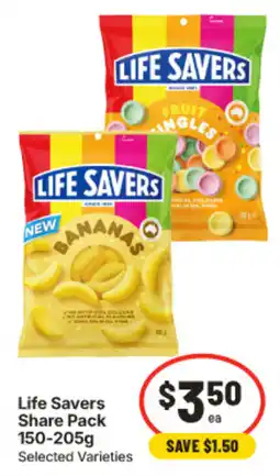 IGA Life Savers Share Pack offer
