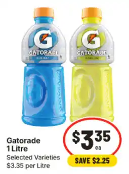 IGA Gatorade 1 Litre offer
