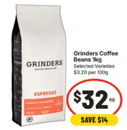 IGA Grinders Coffee Beans offer