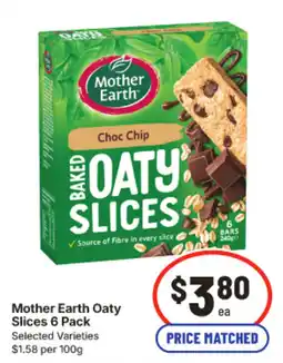 IGA Mother Earth Oaty Slices offer