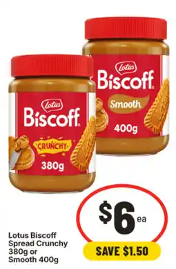 IGA Lotus Biscoff Spread Crunchy offer