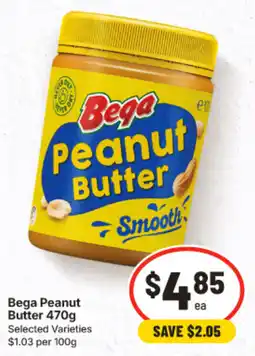 IGA Bega Peanut Butter offer