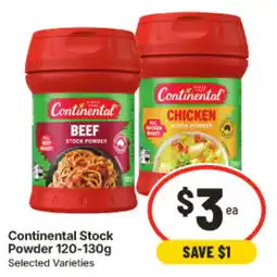 IGA Continental Stock Powder offer