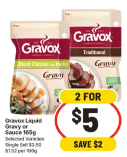 IGA Gravox Liquid Gravy or Sauce offer