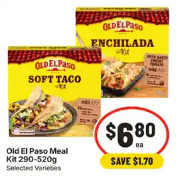 IGA Old El Paso Meal Kit Selected Varieties offer