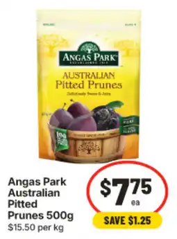 IGA Angas Park Australian Pitted Prunes offer