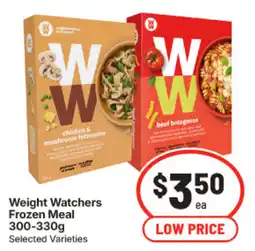 IGA Weight Watchers Frozen Meal offer