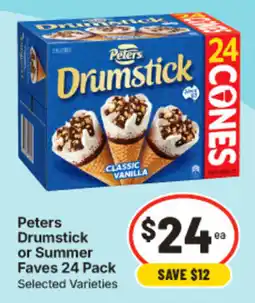 IGA Peters Drumstick offer