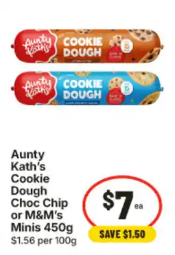 IGA Aunty Kath's Cookie Dough offer