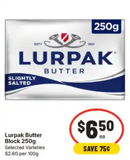 IGA Lurpak Butter offer