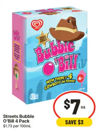 IGA Streets Bubble O'Bill offer