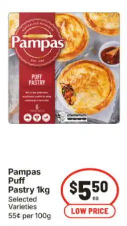 IGA Pampas Puff Pastry offer