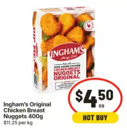 IGA Ingham's Original Chicken Breast Nuggets offer