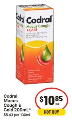 IGA Codral Mucus Cough + Cold offer