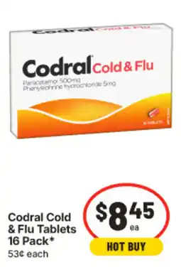 IGA Codral Cold & Flu Tablets offer