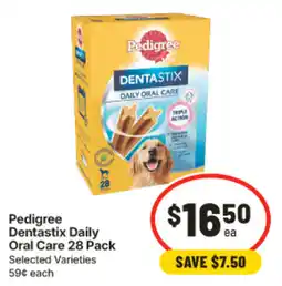 IGA Pedigree Dentastix Daily Oral Care offer
