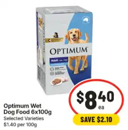 IGA Optimum Wet Dog Food offer