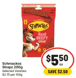 IGA Schmackos Strapz offer