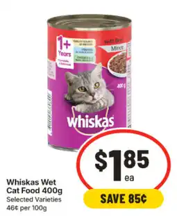 IGA Whiskas Wet Cat Food offer