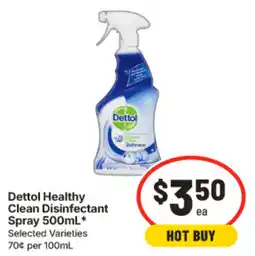 IGA Dettol Healthy Clean Disinfectant Spray offer