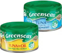 IGA Greenseas Tuna Selected Varieties offer