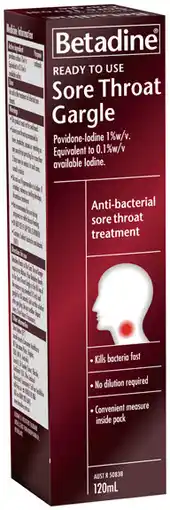 IGA Betadine Sore Throat Gargle offer