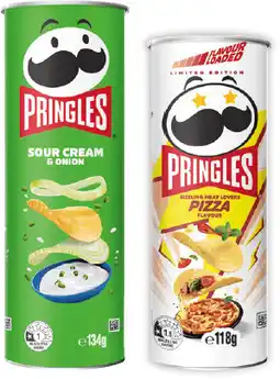 IGA Pringles Chips 118‑134g Selected Varieties offer