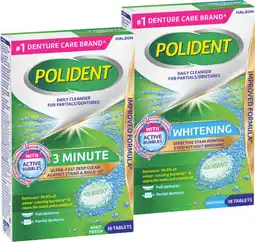 IGA Polident Denture Daily Cleanser Tablets* Selected Varieties offer