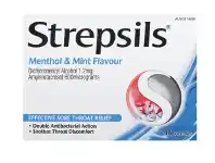 Strepsils Menthol & Mint Lozenges 16 Lozenges