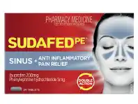Chempro Sudafed Pe Sinus Anti-Inflammatory & Pain Relief Tablets 24 offer