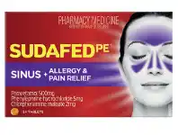 Chempro Sudafed Pe Sinus Plus Allergy & Pain Relief Tablets 24 offer