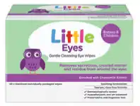 Little and Fess Eyes Gentle Cleansing Wipes 30 Wipes