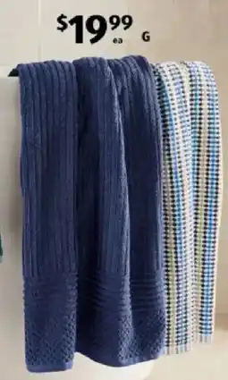 ALDI Bath sheet designer mix offer