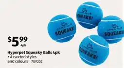 ALDI Hyperpet Squeaky Balls offer