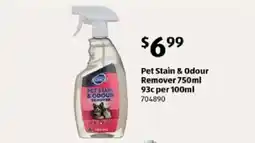 ALDI Force Pet Stain & Odour Remover offer