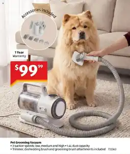 ALDI Pet Grooming Vacuum offer