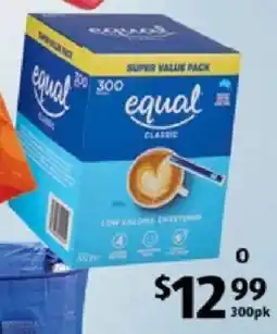 ALDI Equal low calorie sweetener offer