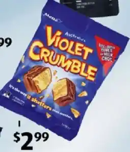 ALDI Austrian violet crumble offer