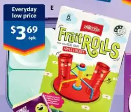 ALDI Hillcrest Fruit Rolls Apple Berry offer