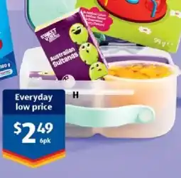 ALDI Street Vibe Australian Sultanas offer