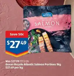 ALDI Ocean Royale Atlantic Salmon Portions offer