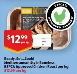 ALDI Ready, Set...Cook! Mediterranean Style Boneless Chicken Roast offer