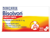 Terry White Bisolvon Chesty Forte 8mg 100 Tablets offer