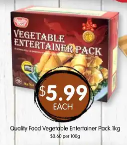 Spudshed Quality Food Vegetable Entertainer Pack offer