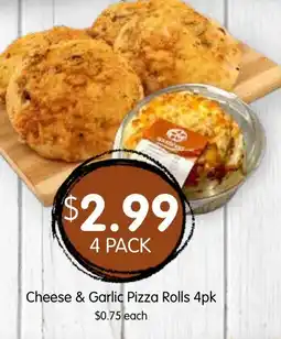 Spudshed Cheese & Garlic Pizza Rolls offer
